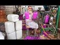 Lagu Oil Cans | Unbelievable Technique Of Making Oil Cans In Local Factory