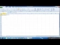 Microsoft Office Excel 2010 Modify Column Width and Row Height