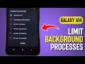 Samsung Galaxy A14 How to Set Background Process Limit