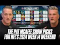 The Pat McAfee Show Picks Predicts Every Game For NFL s 2024 Week 14 Weekend