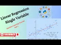 Machine Learning Tutorial Python - 1 Linear Regression Single Variable to Predict the Wear Depth