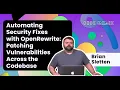 Automating Security Fixes with OpenRewrite Brian Sletten at Code Remix Summit