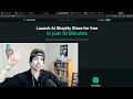 Lagu Live Research, Shopify Building, Reacting, And Answering Questions