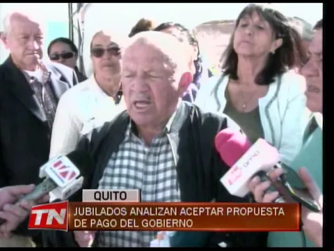Jubilados analiza aceptar propuesta de pago del gobierno