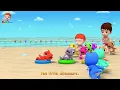 Count Ten Little Dinosaurs 1 to 10 🔟 | Counting Fun | Kids Songs | Dino World