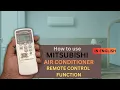 Mitsubishi Air Conditioner Remote Explained All Buttons Functions