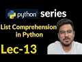 list comprehension in python Lec-13