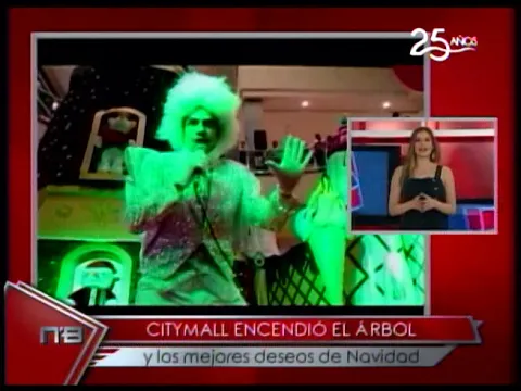 Citymall encendió el árbol y los mejores deseos de Navidad