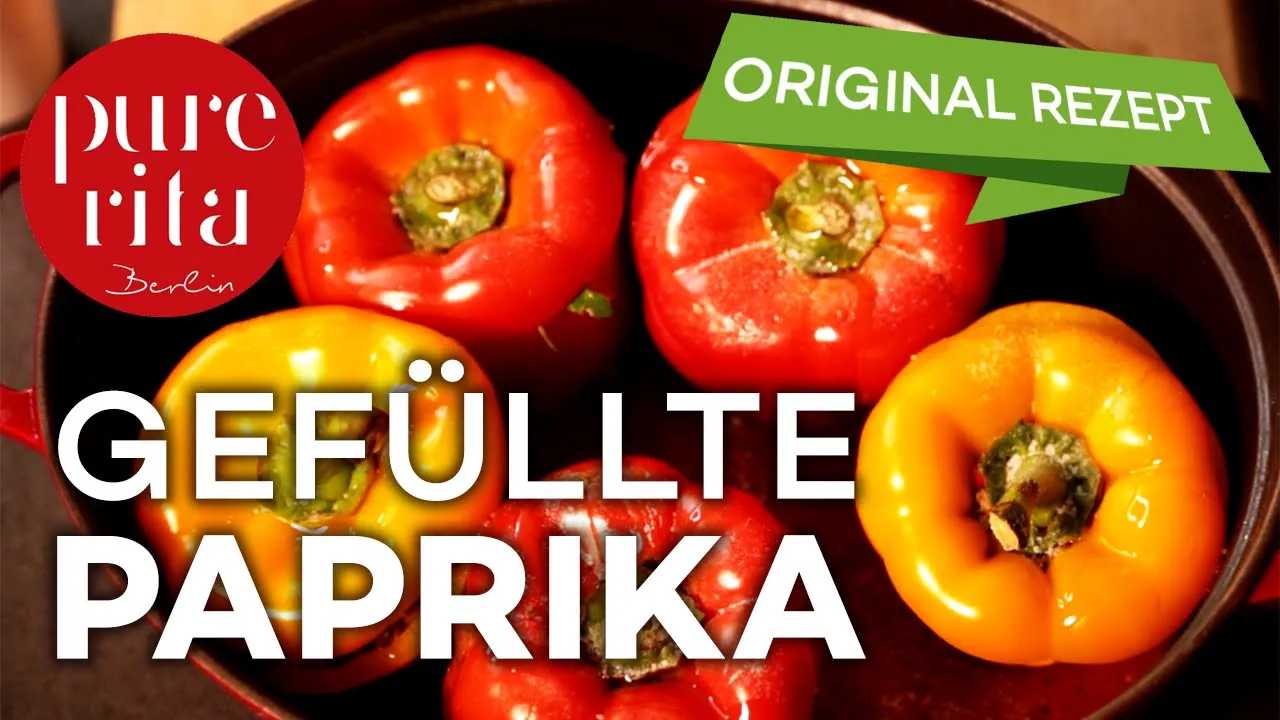 
          
          
          
            
            Gefüllte Paprika mit Hackfleisch und Reis im Backofen (Rezept) 🌶
          
        . 