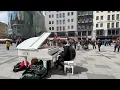 Piano Cover WATERFALL (Michael Schulte x R3HAB) by Thomas Krüger – Stephansplatz, Vienna