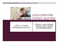 GCSE Computer Science AQA Unit 3 Huffman Tree Run length encoding Lossy Lossless Compression