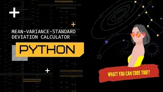 Mean-Variance-Standard Deviation Calculator Project FreeCodeCamp