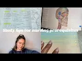 STUDY TIPS FOR NURSING PREREQUISITES Anatomy Physiology Microbiology