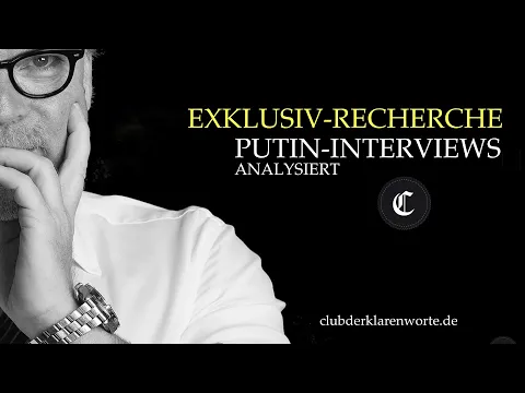 Exklusiv-Recherche zu Putin und Langemann spricht Klartext.