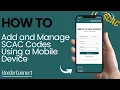 How to Add a SCAC in BorderConnect With a Mobile Device