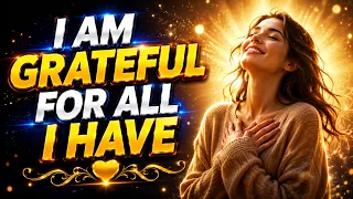 I AM Gratitude Affirmations for Abundance (432Hz) | Reprogram Your Subconscious Mind While You Sleep