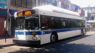 MTA Q29 Bus Ride 2013 New Flyer C40LF 649 from Juniper Valley Road to 82nd Street 7 Train Station
