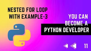 Nested for loops Explained part 3 Python Tutorial Series EMC Academy