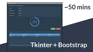 Tkinter Bootstrap Theme - ttkbootstrap