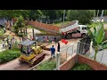 Download Lagu First Start a New Project!!Dump Truck 8Ton dumps \u0026 bulldozer Waking Delete the twin fences