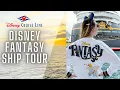 DISNEY FANTASY SHIP TOUR Full Deck by Deck Walkthrough 2025 Review Disney Cruise Line AClaireyTale