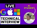 Mock Technical Interview AI Specialist CS Student