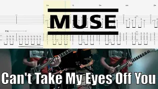 Download Muse - Can't Take My Eyes Off You - Guitar Cover With Tab MP3