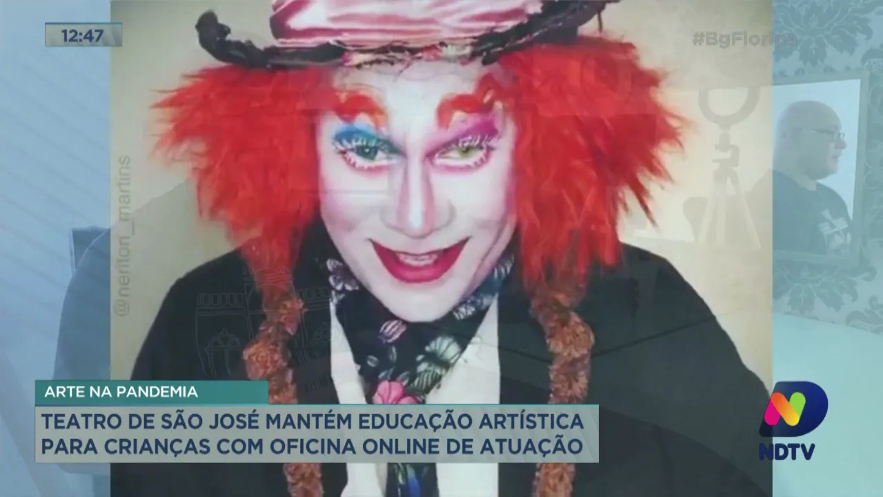 Teatro de São José mantém educação artística para crianças com oficina online de atuação