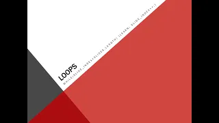 Loops Part 2