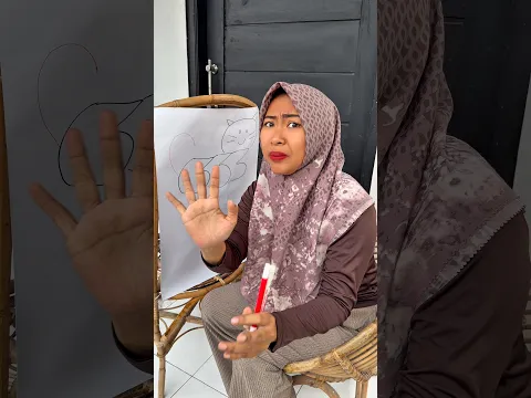 Oyen cemburu minta di lukis juga⁉️