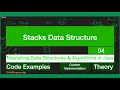 Stack Data Structure Theory Code Example Java DSA Coding Series