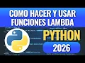 How to create and use Lambda functions in Python in 2026
