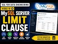 MySQL LIMIT Clause Tutorial SQL for Data Engineering 10
