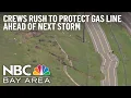 As Mudslide Continues in Marin County Crews Race to Protect Gas Lines Services