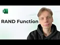 How to Use the RAND Function in Excel 2026 Easy Guide