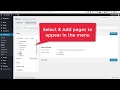Old How to Setup Main Menu in the Ashe Free Wordpress Theme