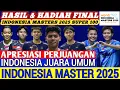 INDONESIA JUARA ‼️ Hasil \u0026 Hadiah Final Badminton Indonesia Masters 2025 Hari Ini