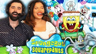 We Watched SPONGEBOB SEASON 8 EPISODE 3 AND 4 For The FIRST TIME FROZEN FACE OFF 