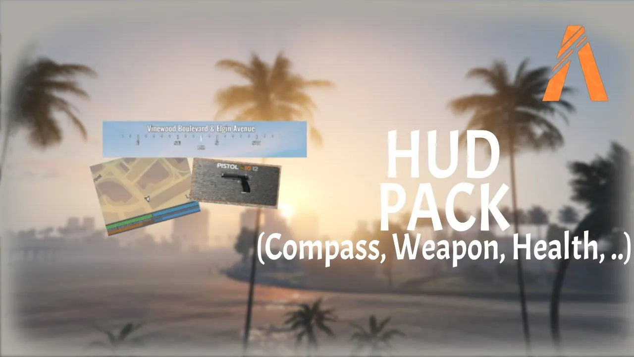 Pack HUD (Weapon, Food & Drink, Compass)