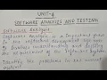 Software Engineering Unit 4 One-Shot Software Analysis and Testing Software Testing