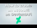 How to create an account on DeviantArt 2023