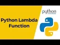 Python Tutorial 29 - Lambda Function in Python