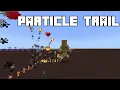 Minecraft Particle Trail Command Block Tutorial xBox Bedrock