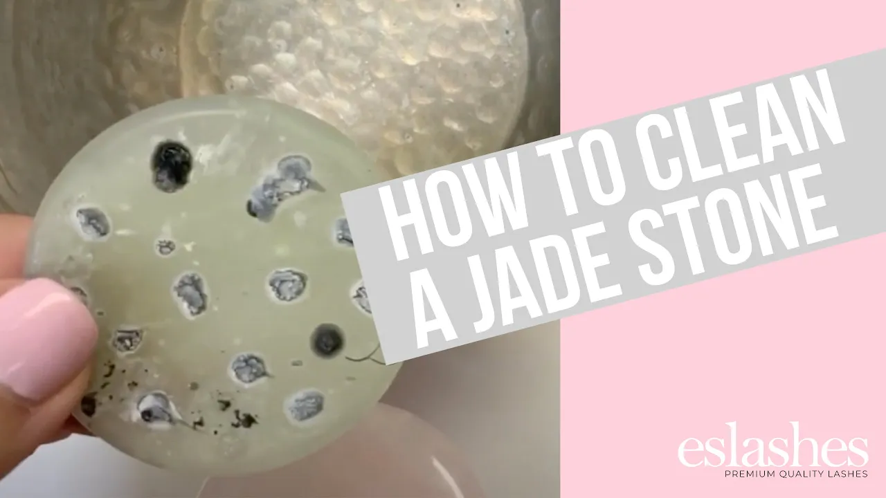 How to Clean Lash Extension Glue off a Jade Stone
