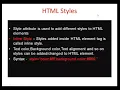 HTML Tutorial Part 3 - HTML Styles