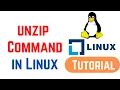 Linux Command Line Basics Tutorials - unzip Command in Linux