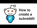 How To Create Your Own Subreddit