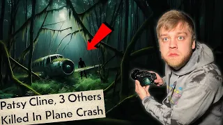 Ghost Hunting at Patsy Cline TRAGIC Plane Crash Site Paranormal Investigation