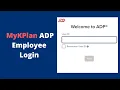MyKPlan Login ADP MyKPlan Login 2023