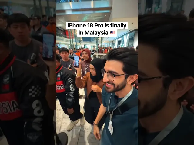 iPhone 18 Pro is finally here in Malaysia - Apple TRX